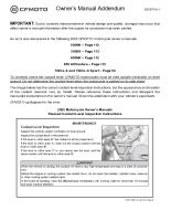 CFMOTO Motorcycles - Coolant Level Inspection 2022-2